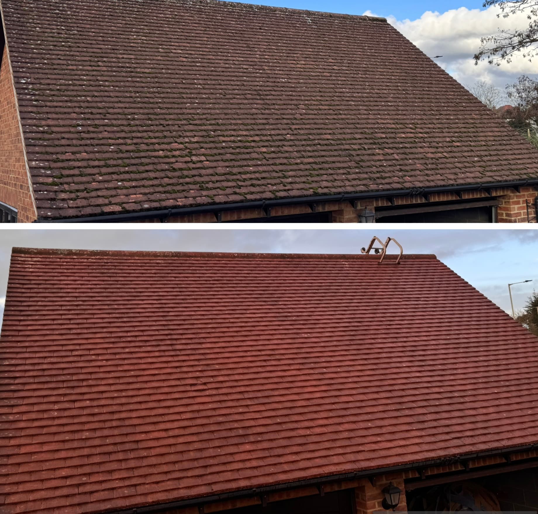 Protective coating applied post-clean